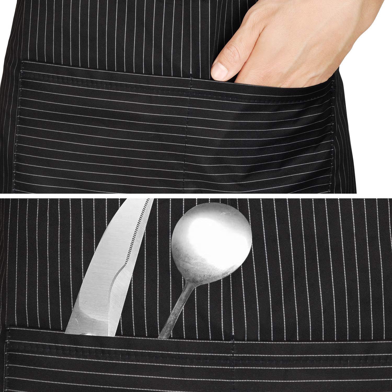 2 Pack Tabliers de Cuisine Etanche (rayures) – Image 4