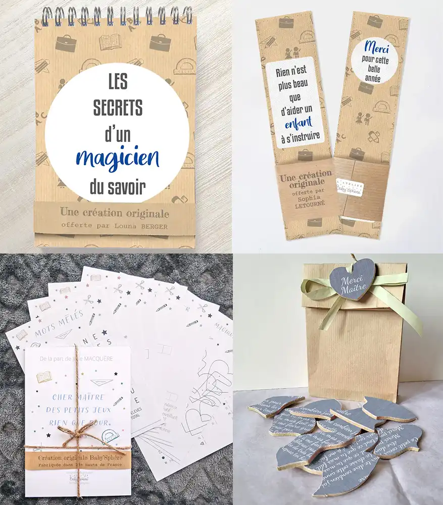 Idées cadeaux maître originaux, personnalisables et pas chers
