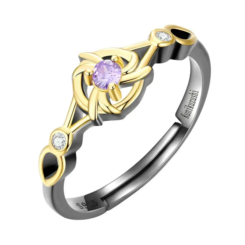 Bague Argent Anime Genshin Impact – Image 4