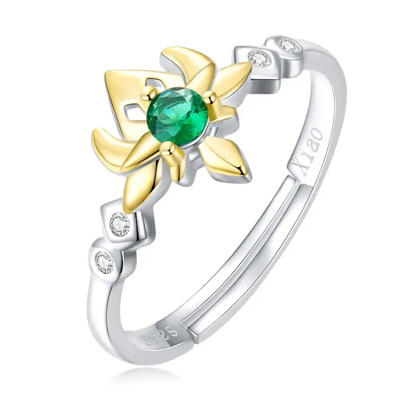 Bague Argent Anime Genshin Impact – Image 7