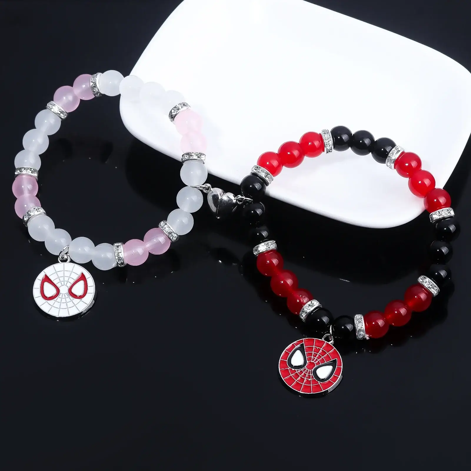 Bracelets Perles Spider-Man et Spider-Gwen – Image 3