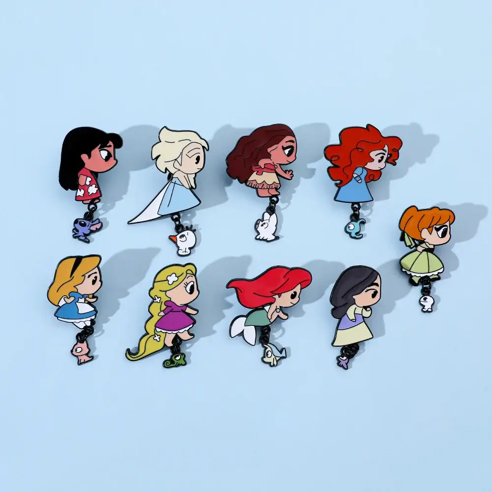 Broches Pin's Princesses Disney Lot 9 Pcs – Image 2