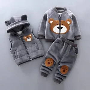 Ensemble Bebe Ourson Coton