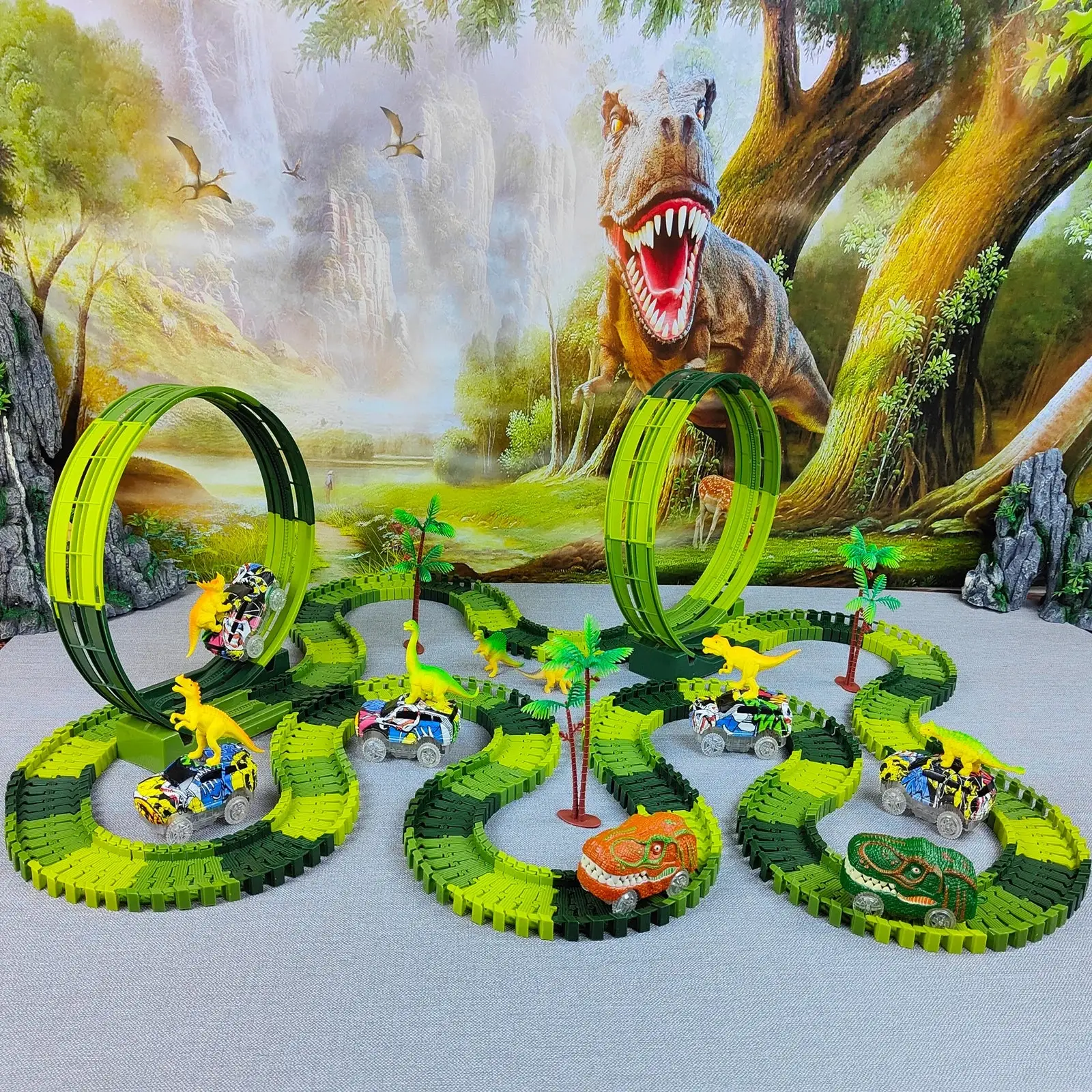 Ensemble Circuit voiture électrique Dinosaure – Image 4