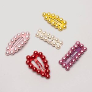 Super Smalls - Barrettes - Perles||Super Smalls - Hair Clips - Chit Chat Pearl