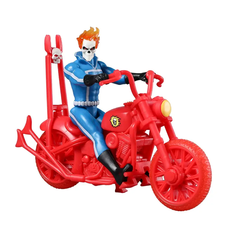 Figurine Ghost Rider Avec Moto Marvel – Image 2