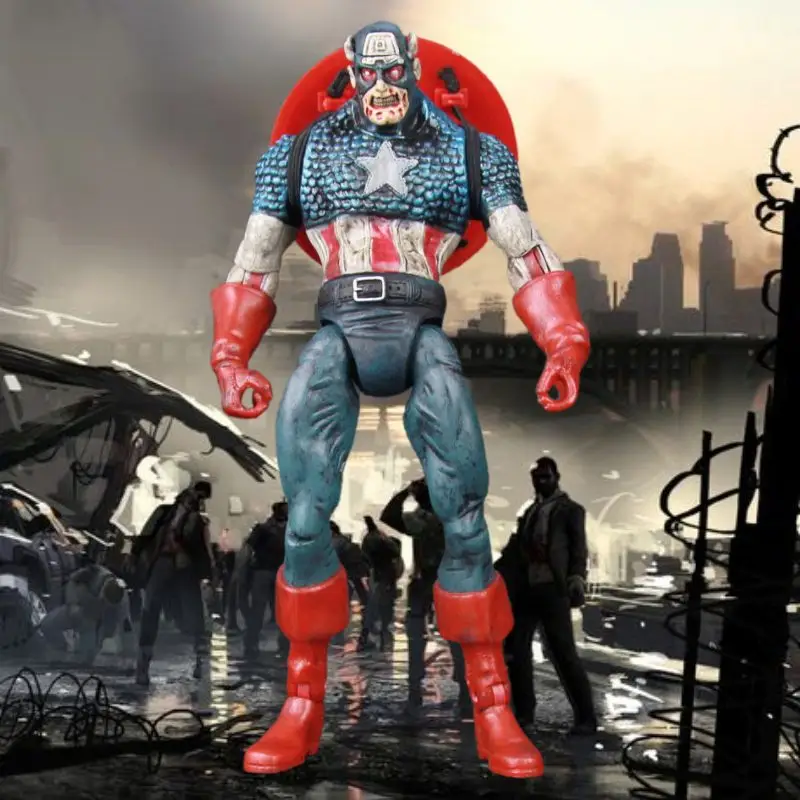 Figurine Zombie Captain America – Image 2