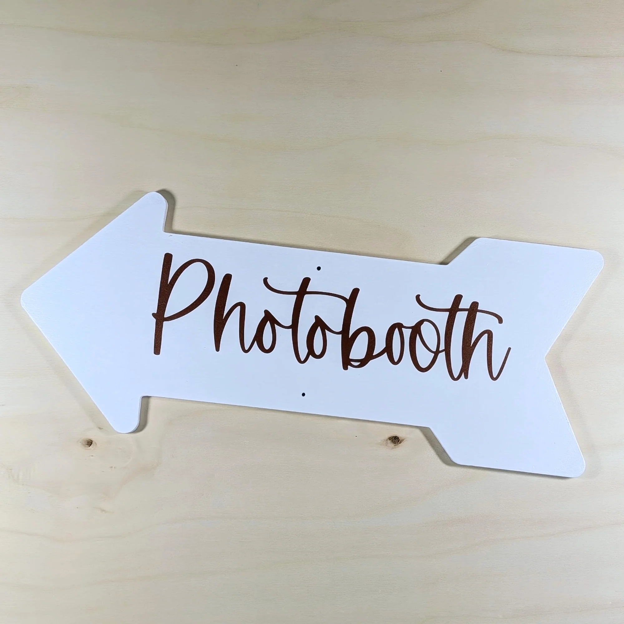 Lot de 5 flèches personnalisées - Panneau directionnel personnalisé | Décoration mariage, Signalétique mariage – Image 2