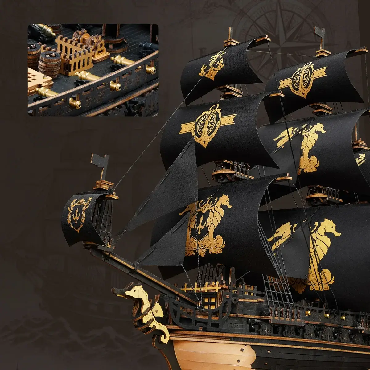 Jeu de construction Navire de guerre Pirate – Image 5