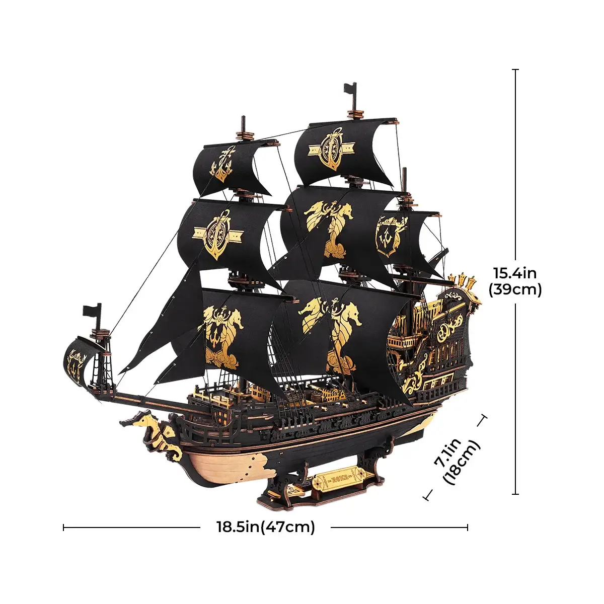 Jeu de construction Navire de guerre Pirate – Image 6