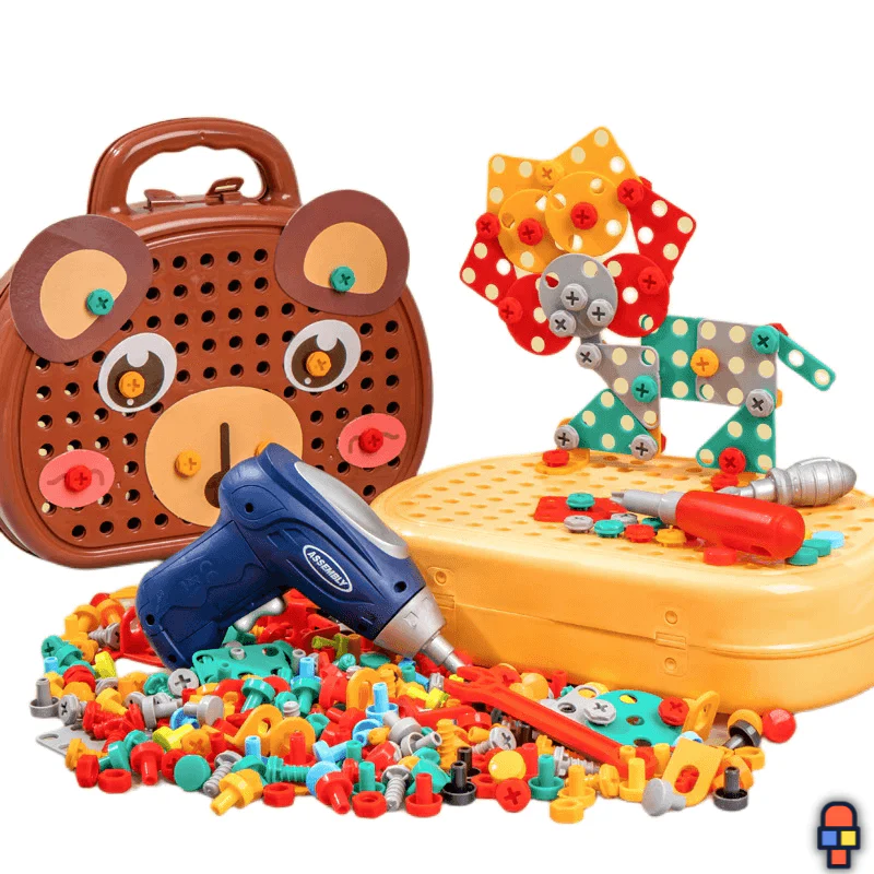 Jeux de construction avec visseuse | BricolKid™