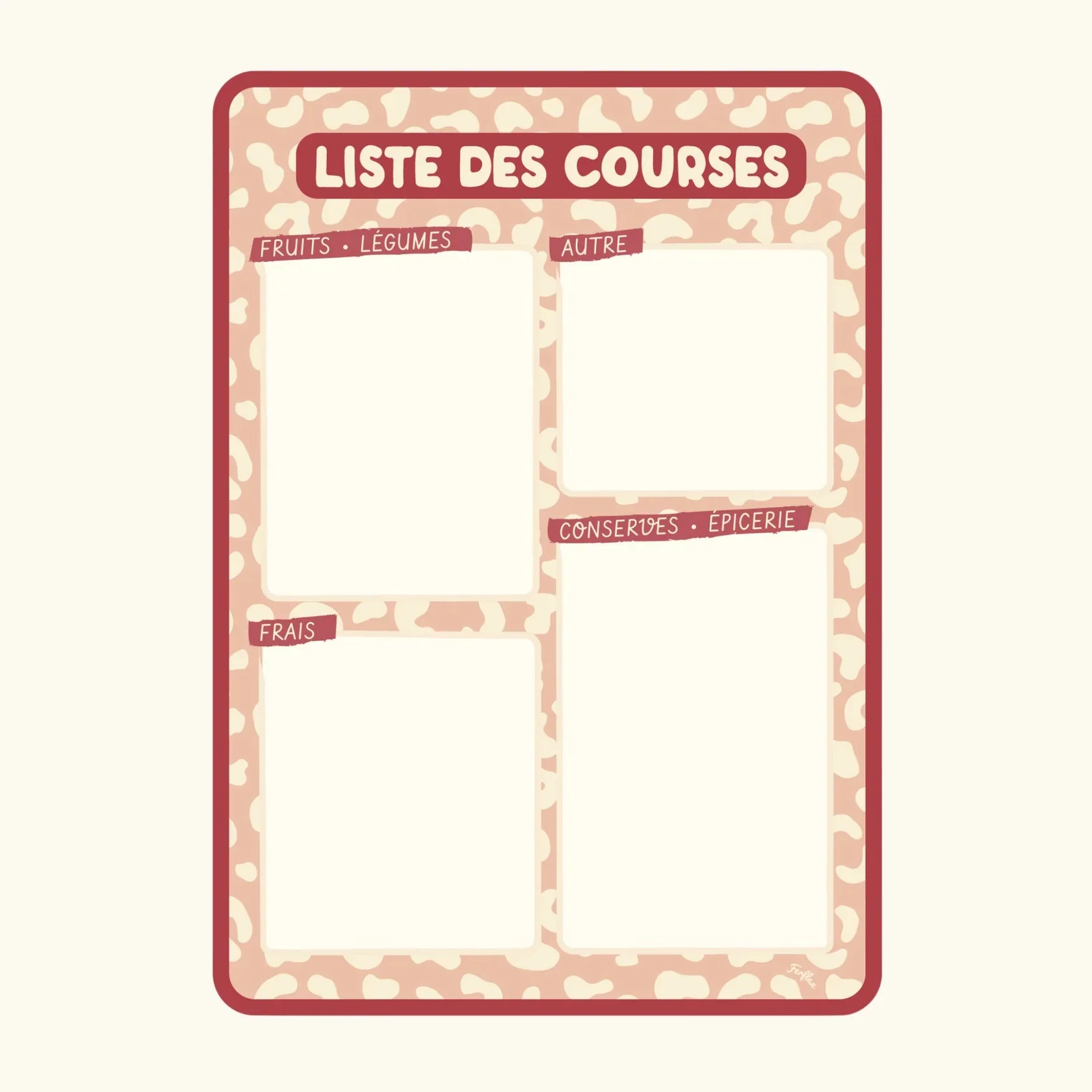 Liste de courses magnétique Graou - Simplification et organisation avec style! – Image 8