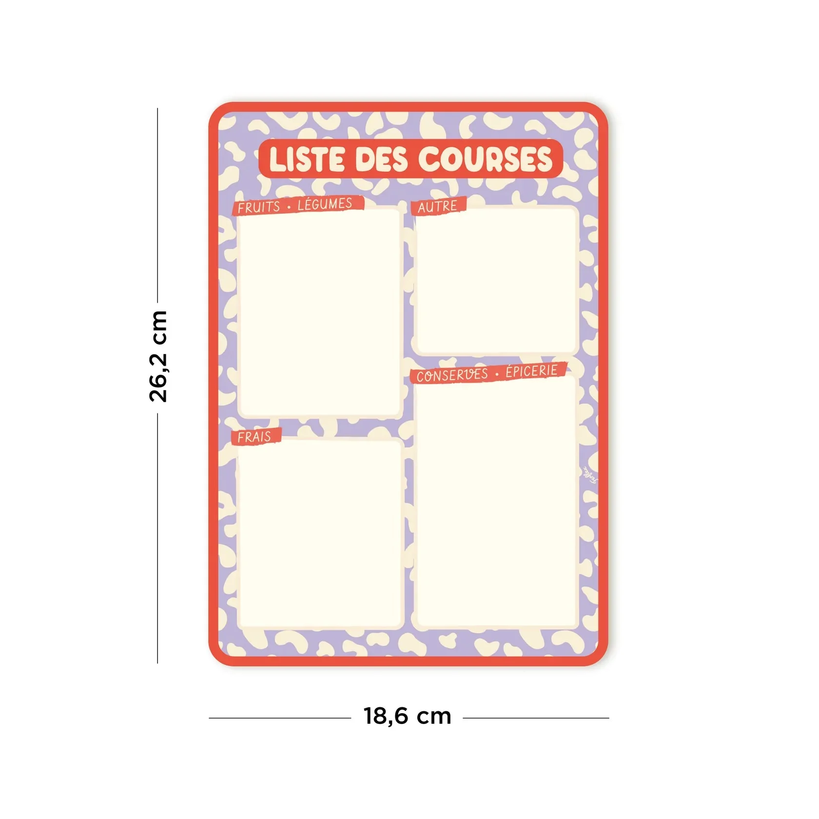 Liste de courses magnétique Graou - Simplification et organisation avec style! – Image 5