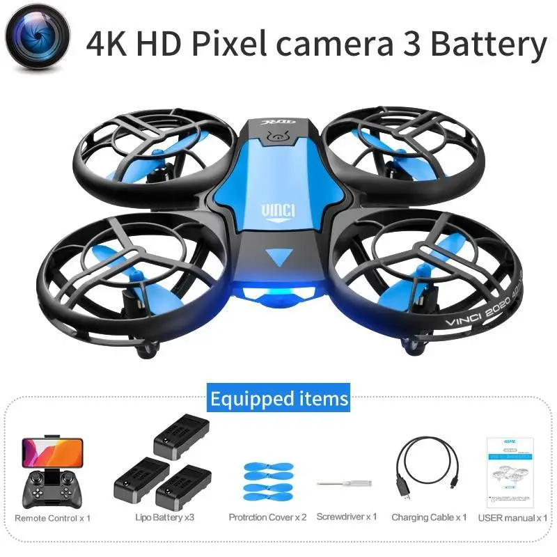 Mini Drone V8 quadricoptère avec caméra HD 4K – Image 8