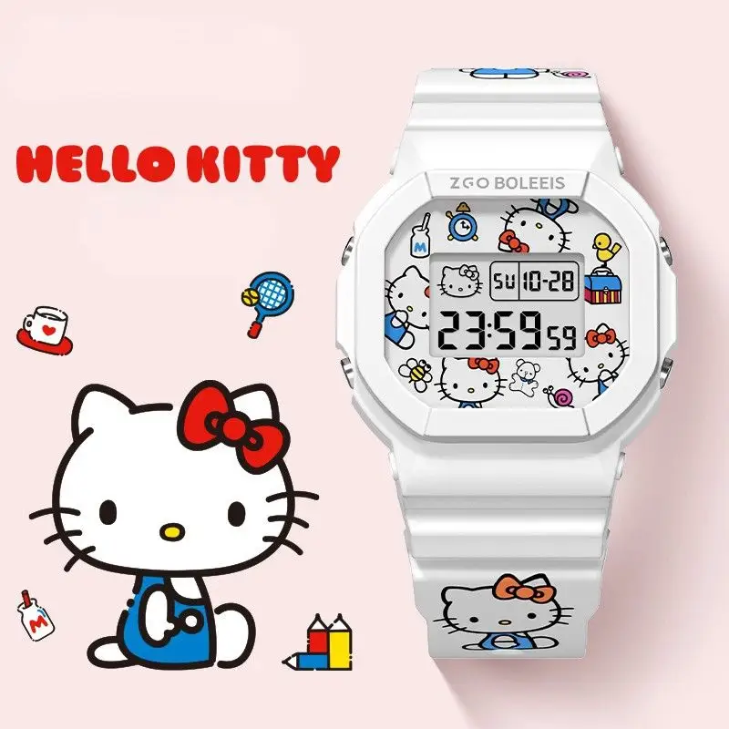 Montre Digitale Blanche Hello Kitty Waterproof – Image 3
