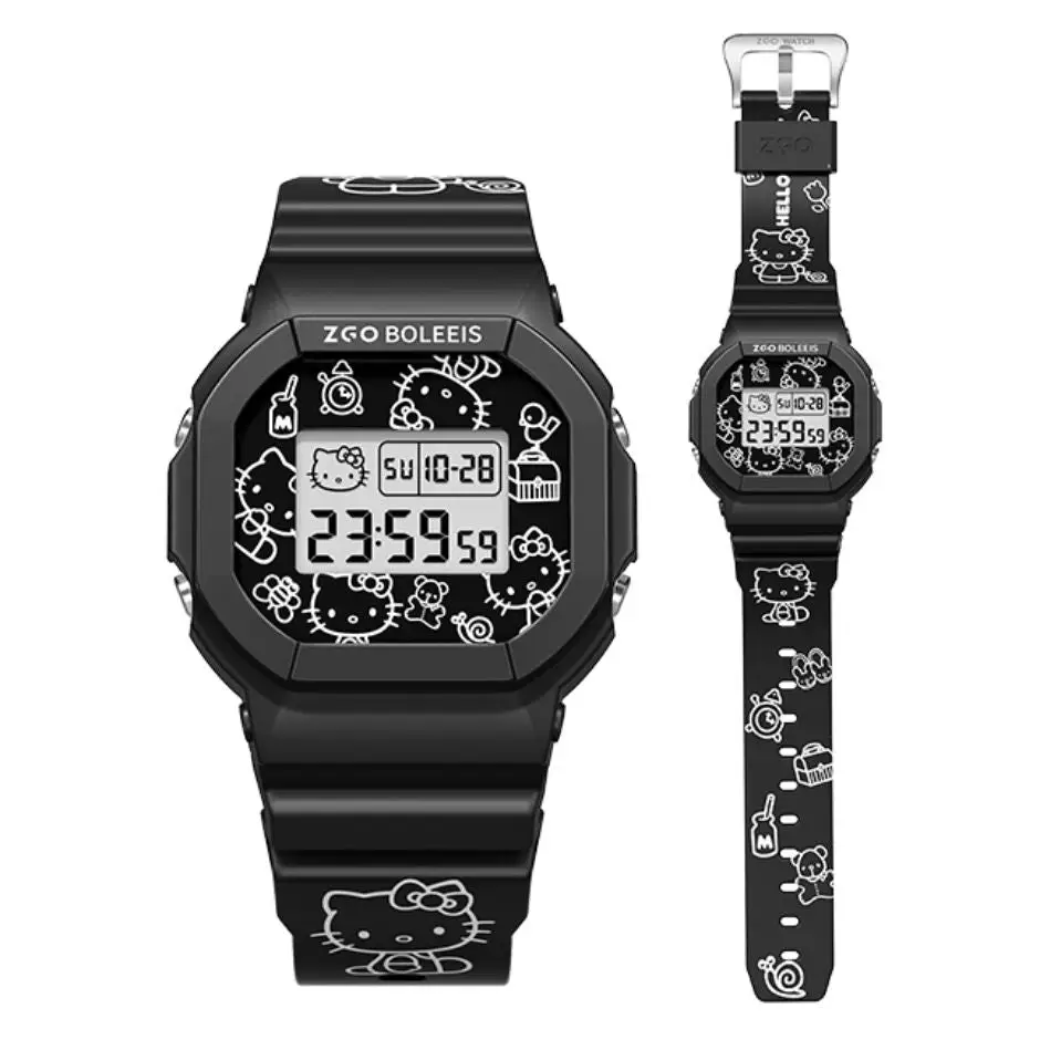 Montre Digitale Blanche Hello Kitty Waterproof – Image 5