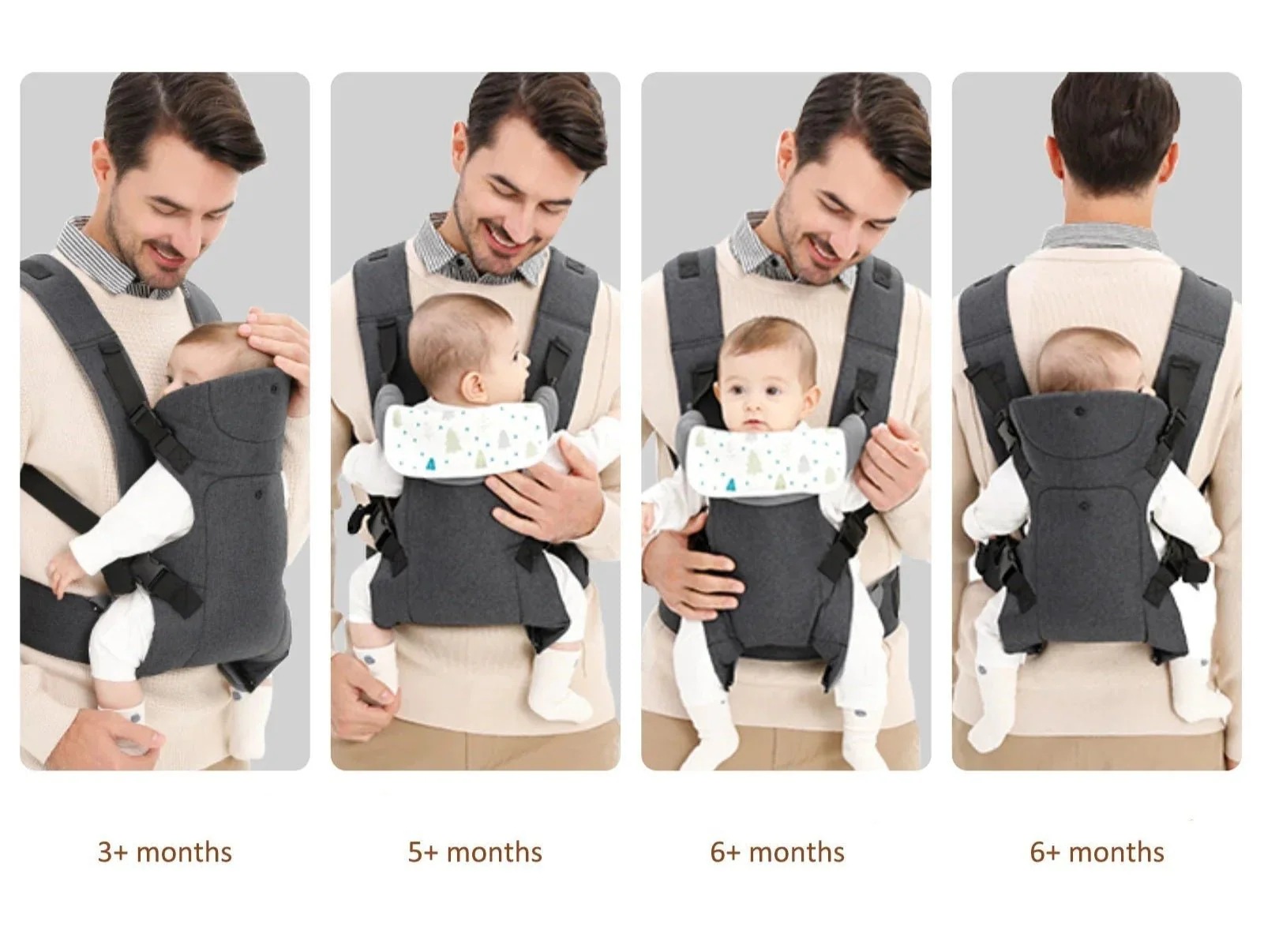 Porte bébé Évolutif | Movéa™ 4 en 1 – Image 3