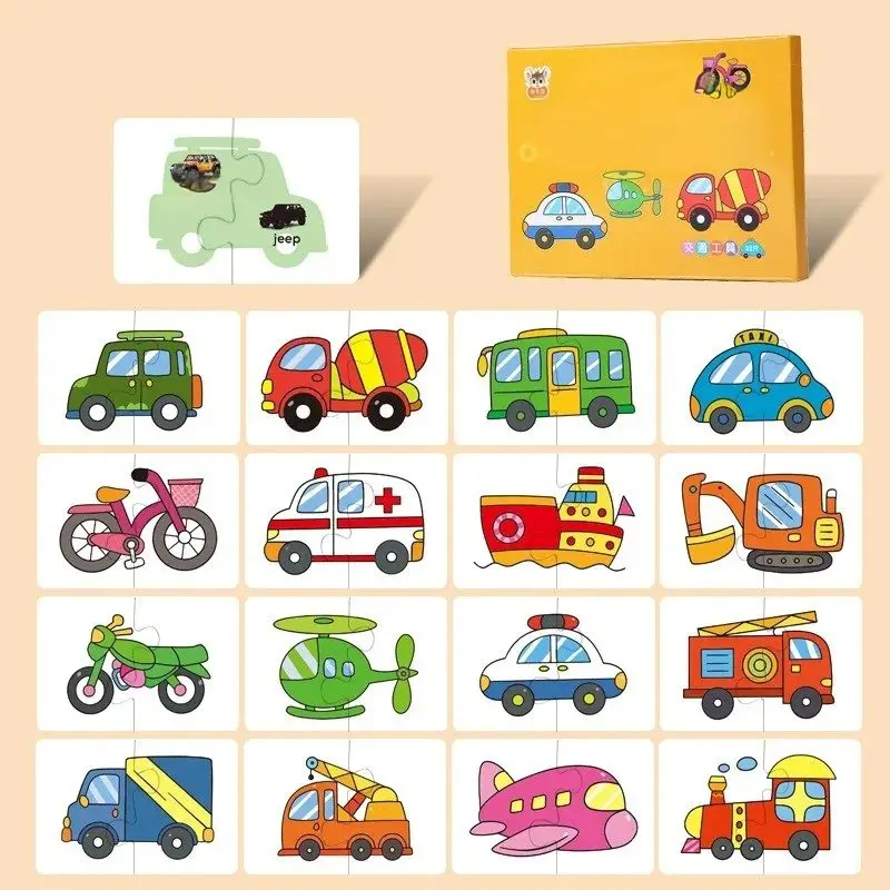 Puzzle en bois pour bébé 32 Pcs – Image 8