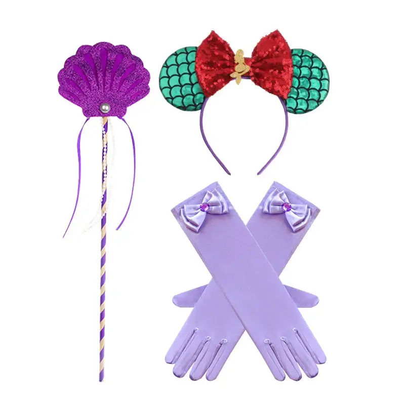 Robe costume Ariel enfant – Image 5