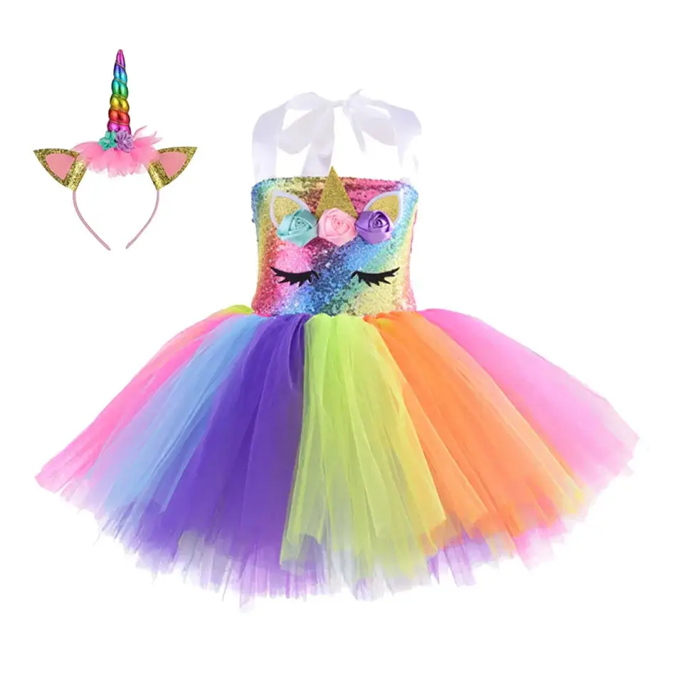 Robe Filles Tutu Licorne Enfant – Image 4