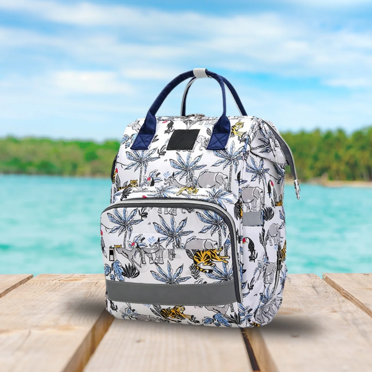 Sac à dos à langer | tendance estivale – Image 4