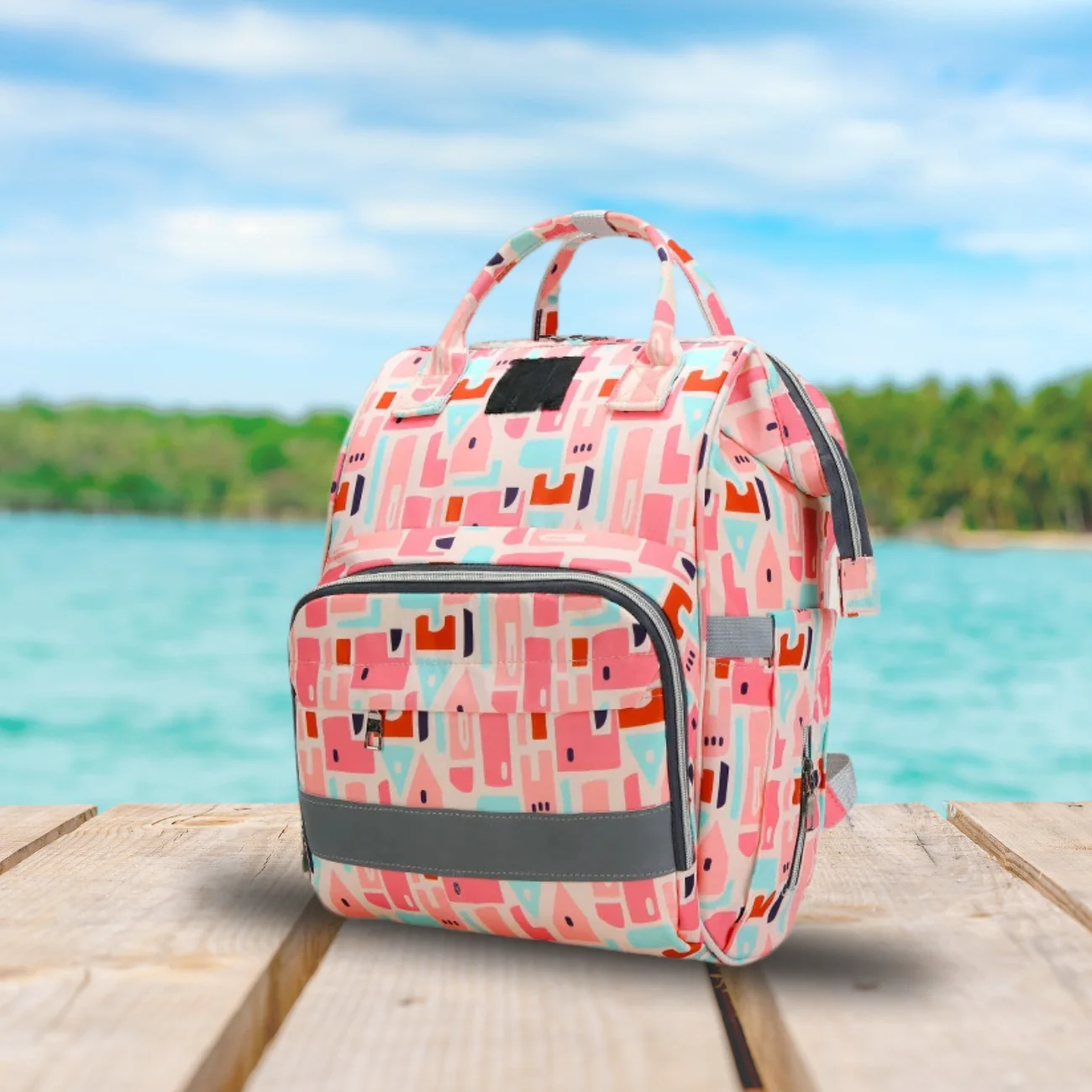 Sac à dos à langer | tendance estivale – Image 6