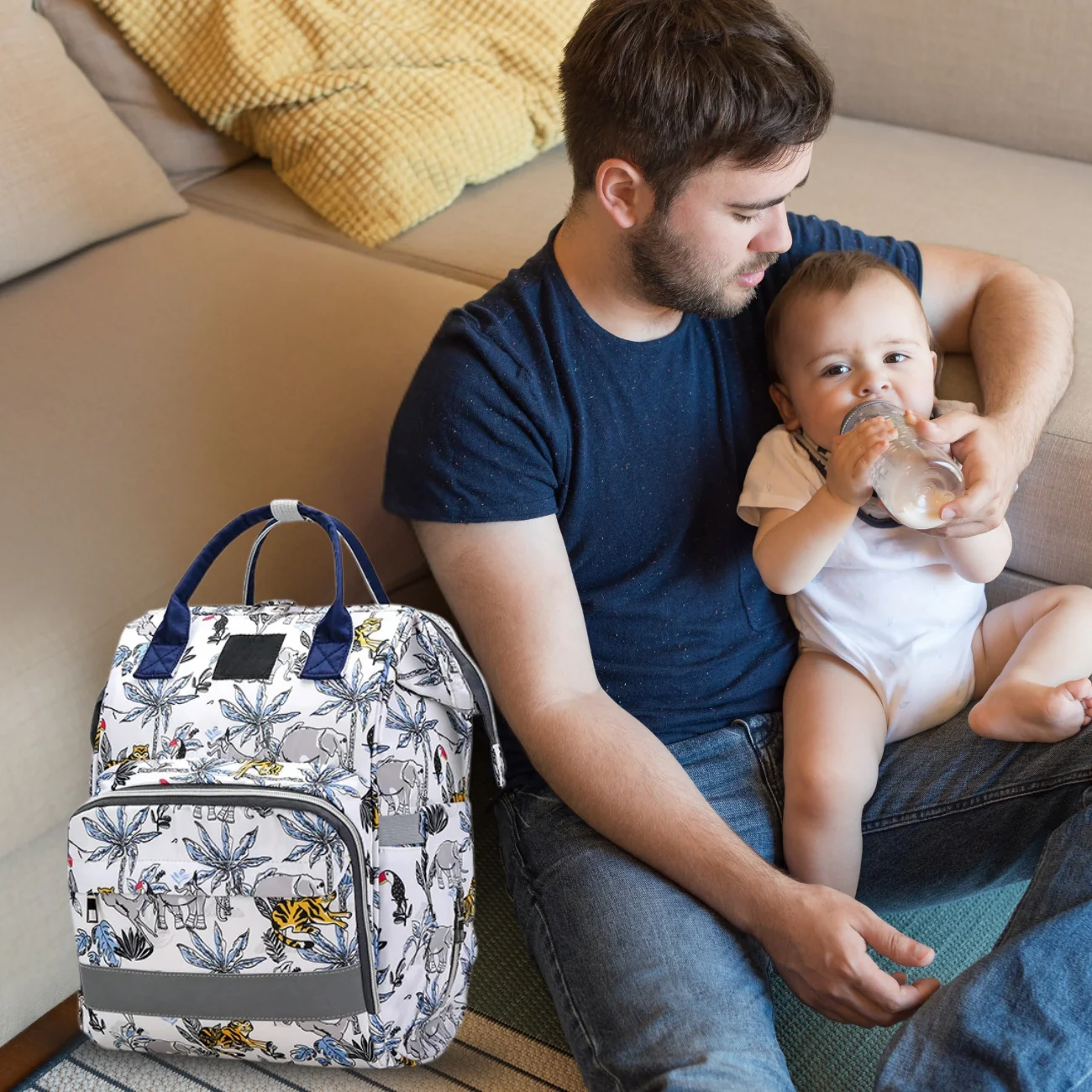 Sac à dos à langer | tendance estivale – Image 5