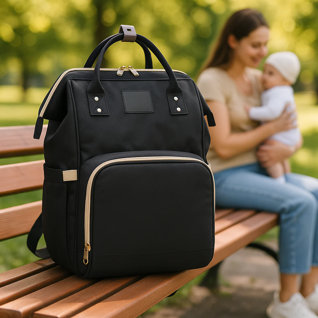 Sac à langer noir | minuit nomade – Image 4